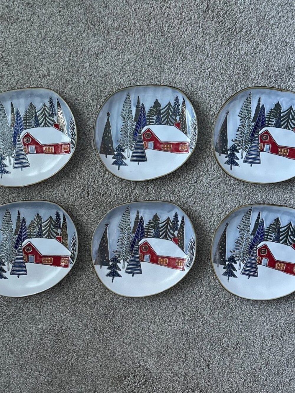 new eli + ana christmas salad plates 🤍 6